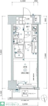 スプレスター綾瀬の物件間取画像